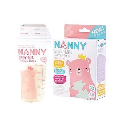 ถุงเก็บน้ำนมแม่-Nanny