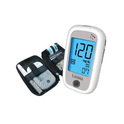 เครื่องตรวจวัดระดับน้ำตาล-Lumina-OK-Meter-SET-COMBO