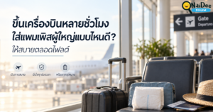 ใส่แพมเพิสขึ้นเครื่องบิน