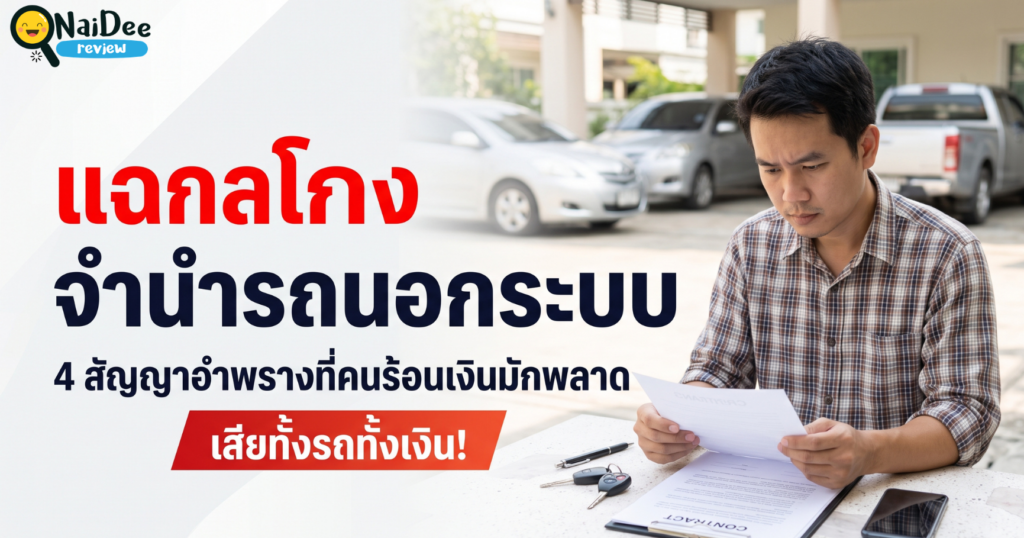 กลโกง จำนำรถนอกระบบ